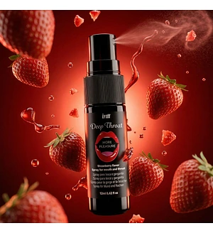 Спрей для глибокого мінету Intt Deep Throat Oral Spray Strawberry (12 мл)
