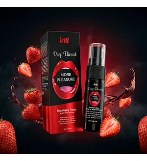 Спрей для глибокого мінету Intt Deep Throat Oral Spray Strawberry (12 мл)
