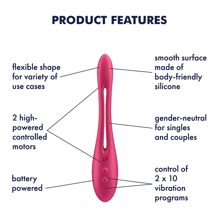 Універсальний гнучкий вібратор для пар Satisfyer Elastic Game Battery Series (м'яте паковання)