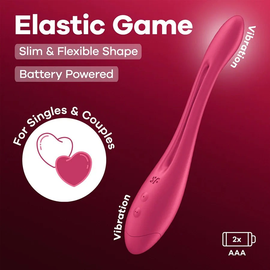 Універсальний гнучкий вібратор для пар Satisfyer Elastic Game Battery Series (м'яте паковання)