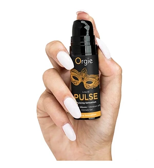 Смоктайзер для клітора Orgie Liquid Pulse 15 мл, вкус Ice Caramel, гель з ефектом посмоктування