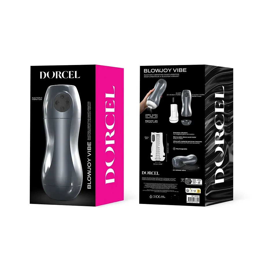 Вібромастурбатор Dorcel BLOWJOY VIBE, ефект всмоктування