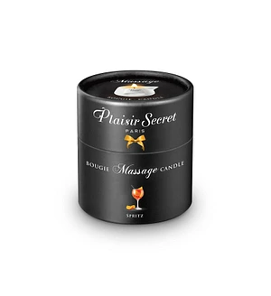 Масажна свічка Plaisirs Secrets Spritz (80 мл) подарункове паковання, керамічний посуд