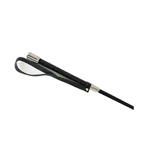 Стек Liebe Seele Flower Rhythm - Black and Red Leather Flowers Riding Crop