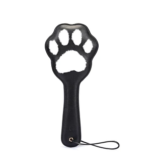Паддл у вигляді котячої лапки Liebe Seele Round Paddle Black/White