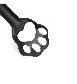 Паддл у вигляді котячої лапки Liebe Seele Round Paddle Black/White