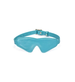 Маска на очі Liebe Seele Blue Lamb Leather Blindfold with Velvet Lining
