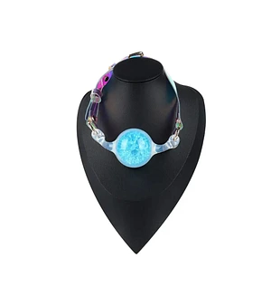 Кляп Liebe Seele Crystal Ball Gag - Blue (Small Ball)