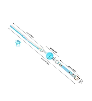 Кляп Liebe Seele Crystal Ball Gag - Blue (Large Ball)