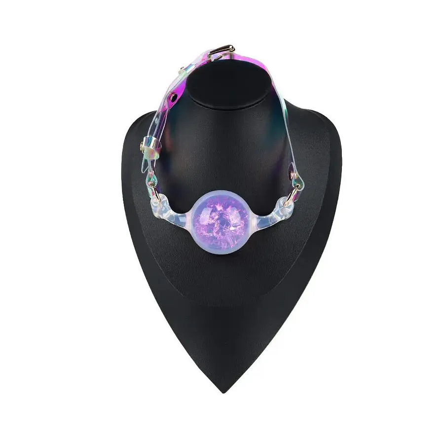 Кляп Liebe Seele Crystal Ball Gag - Purple (Large Ball)