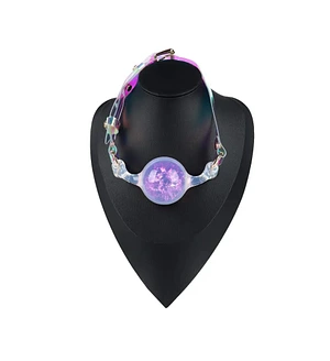 Кляп Liebe Seele Crystal Ball Gag - Purple (Large Ball)