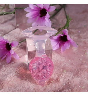 Анальна пробка Liebe Seele Heart-shaped Crystal Anal Plug - Pink Medium