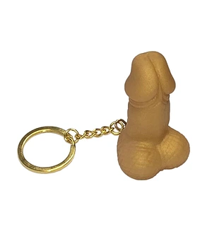 Брелок-пеніс Diverty Sex Gold