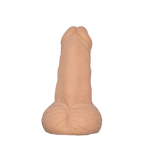 Іграшка пеніс-пискавка з мошонкою Diverty Sex Nude