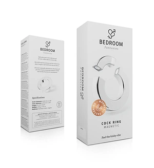 Ерекційне кільце Bedroom Fantasies:Magnetic Cockring - Silver