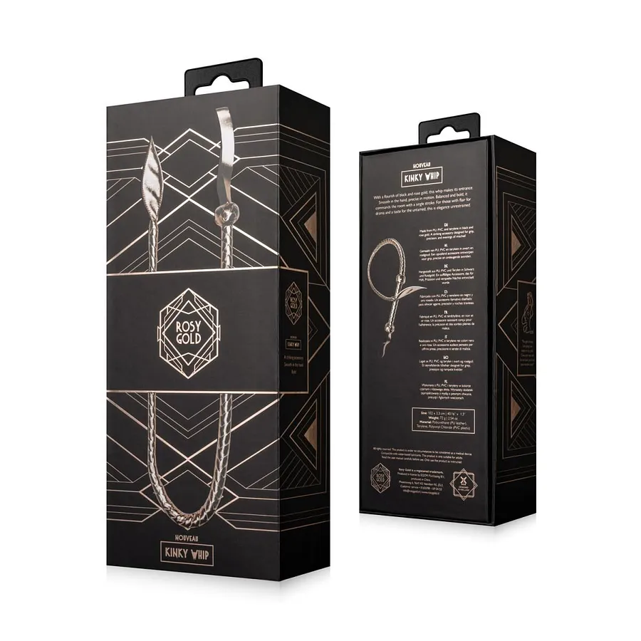 Батіг Rosy Gold Kinky Whip