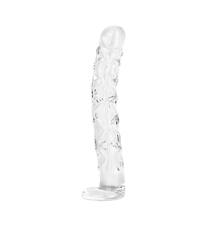 Скляний фалоімітатор Gildo Textured Glass Dildo No. 36