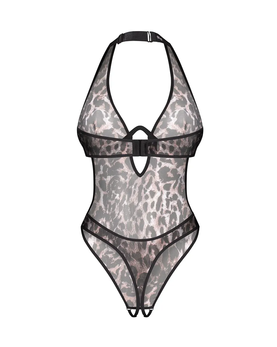 Боді Obsessive Addia crotchless teddy