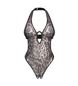 Боді Obsessive Addia crotchless teddy 2XL/3XL