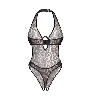 Боді Obsessive Addia crotchless teddy 2XL/3XL