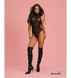 Боді Obsessive Anniverse Special teddy & harness