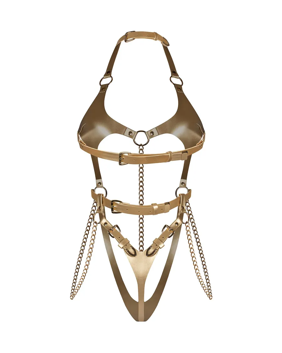 Боді Obsessive Anyya Gold teddy S/M/L
