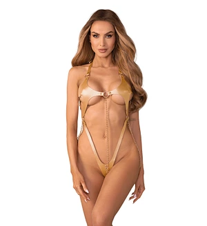 Боді Obsessive Anyya Gold teddy S/M/L