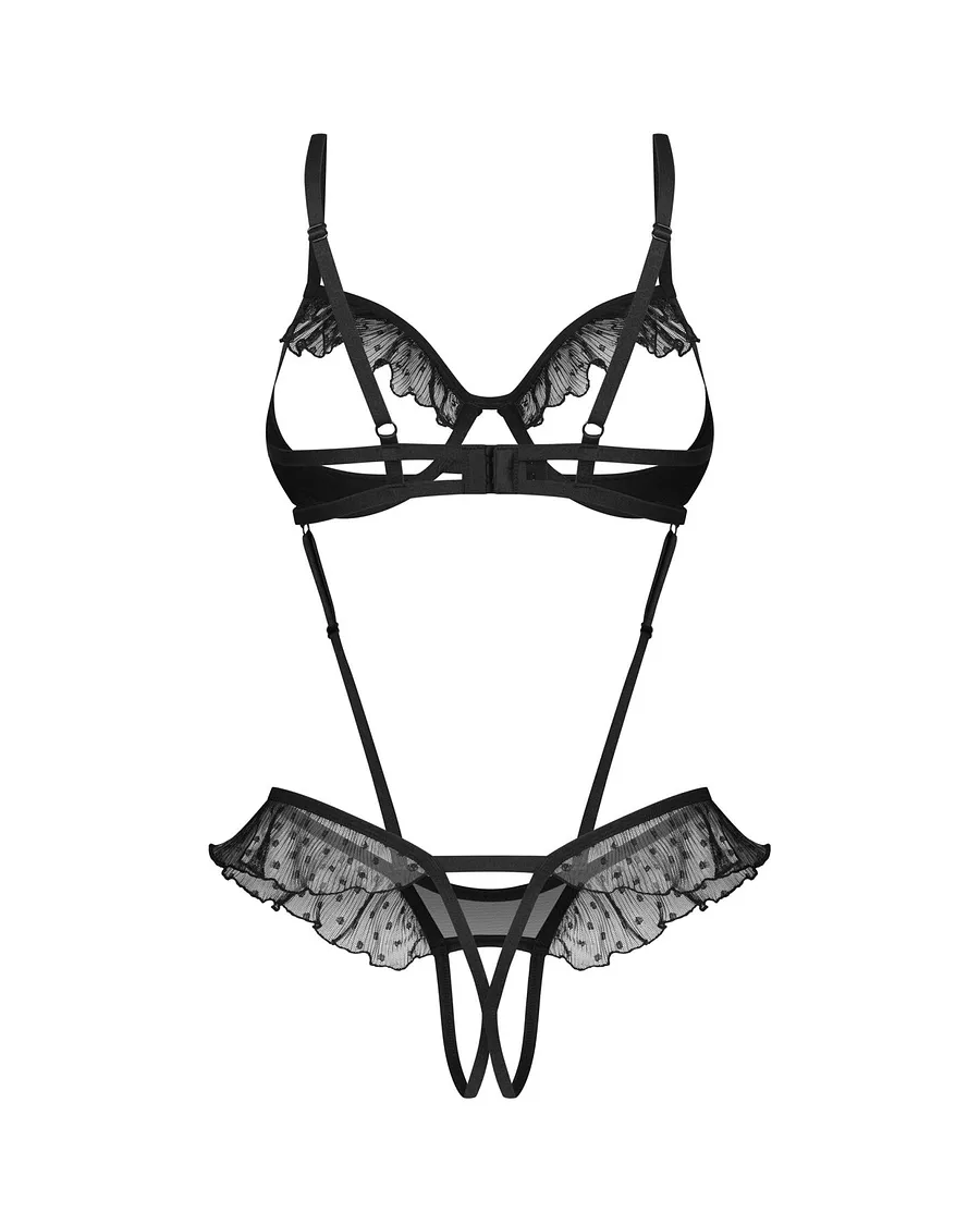 Боді Obsessive Carrola crotchless teddy 2XL/3XL