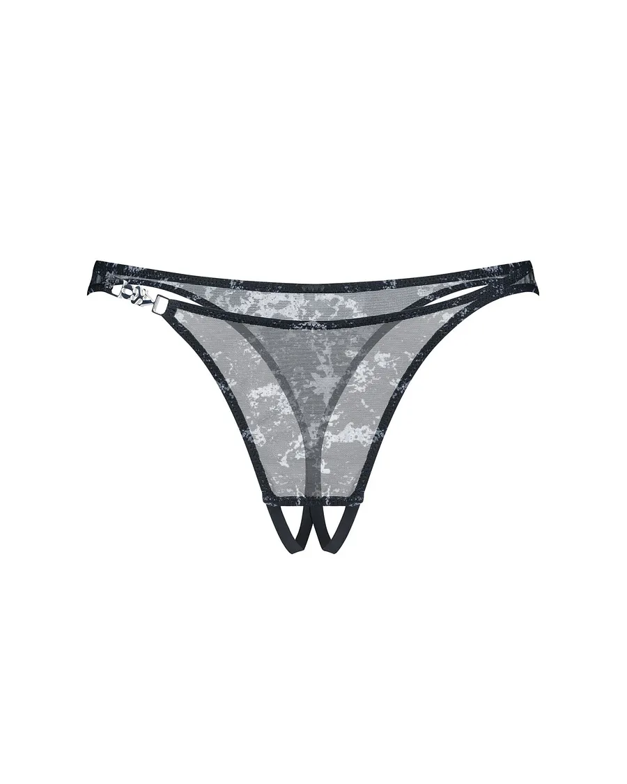 Трусики Obsessive Corrosis crotchless thong