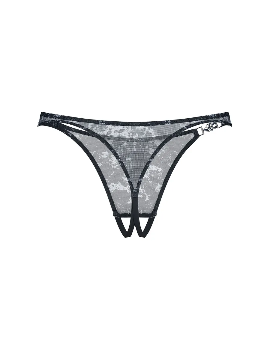 Трусики Obsessive Corrosis crotchless thong