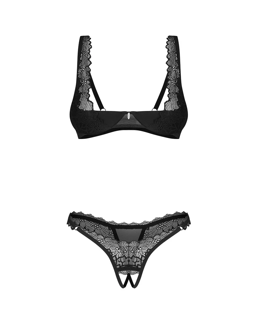 Комплект Obsessive Deina More 2-pcs crotchless set