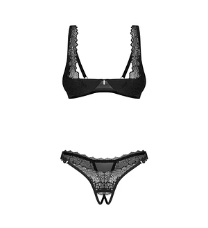 Комплект Obsessive Deina More 2-pcs crotchless set