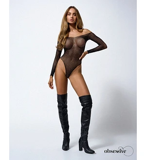 Боди Obsessive Sparklissa teddy S/M/L