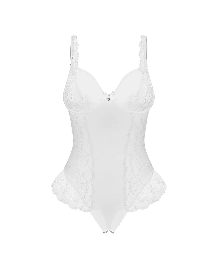 Боді Obsessive Weddya crotchless teddy
