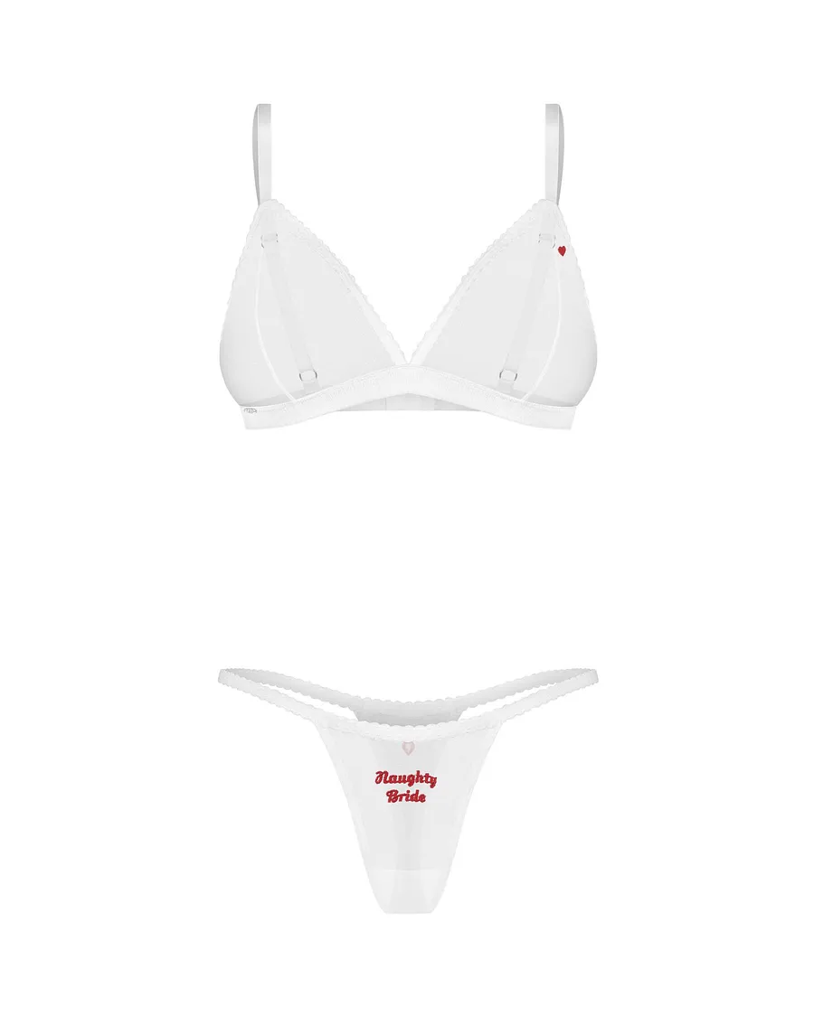 Комплект Obsessive Weddya Bride 3-pcs set 2XL/3XL