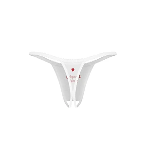Трусики Obsessive Weddya Bride crotchless thong