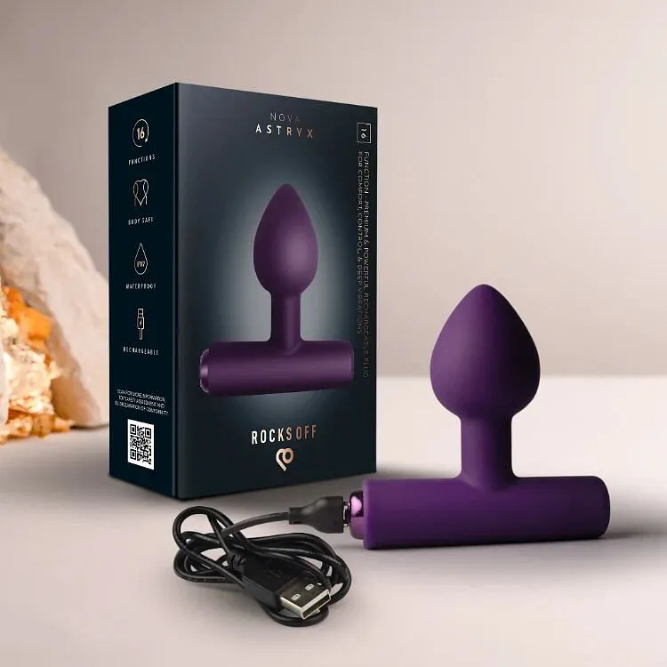 Анальна вібропробка Rocks Off NOVA Astryx Purple
