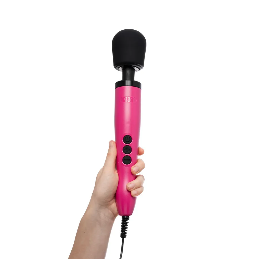 Вібромасажер DOXY Original Pink, дуже потужний, живлення 220В, пульсівні вібрації