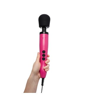 Вібромасажер DOXY Original Pink, дуже потужний, живлення 220В, пульсівні вібрації
