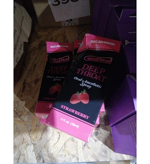 Спрей для мінету Doc Johnson GoodHead DeepThroat Spray - Sweet Strawberry 59мл (м'яте паковання)