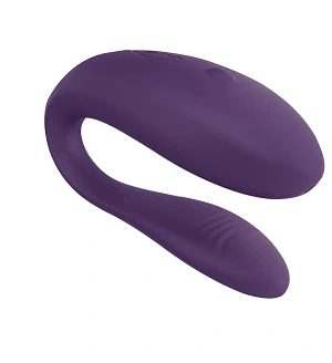 Недорогий вібратор для пар We-Vibe Unite Purple, однокнопковий пульт ДК