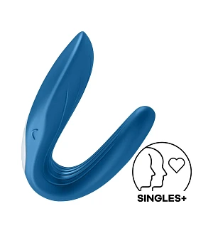 Вібратор для пар Satisfyer Double Whale з двома моторчиками