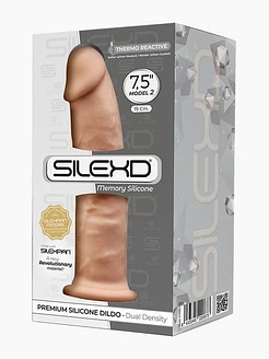 Фалоімітатор SilexD Henry, двошаровий, силікон + Silexpan