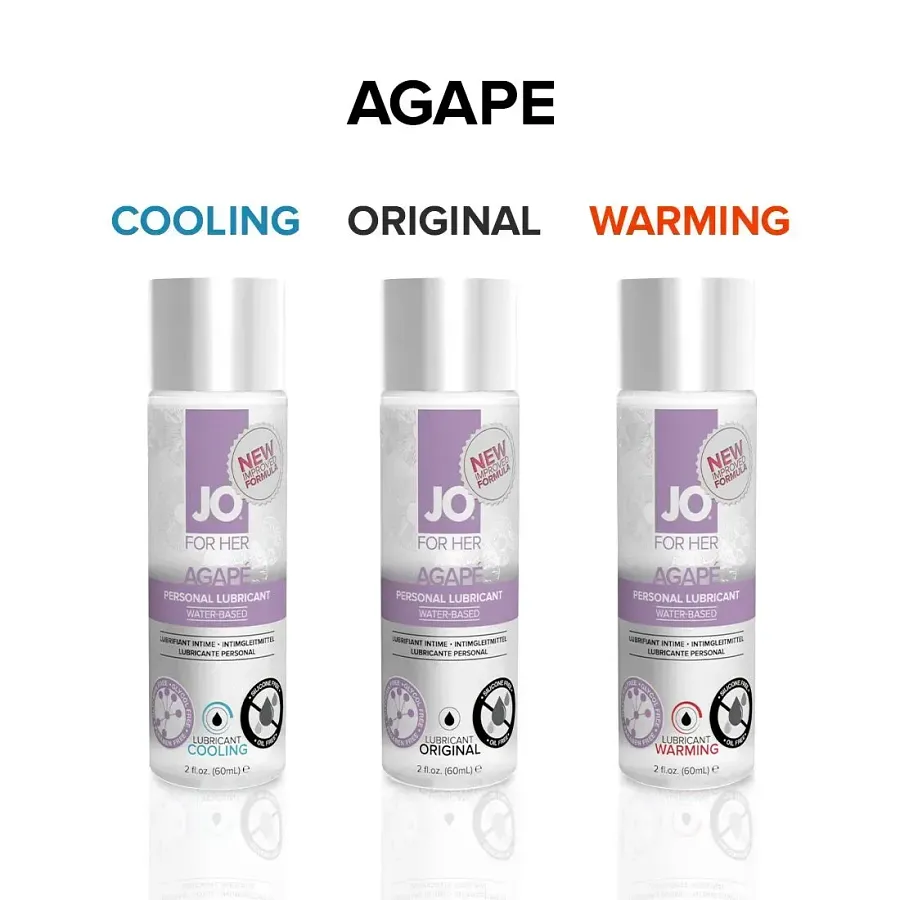 Лубрикант на водній основі System JO- AGAPE ORIGINAL без гліцерину, гліколю та парабенів