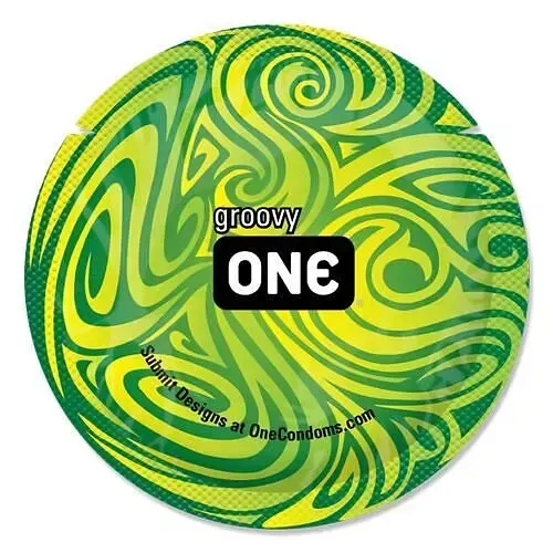 Набір презервативів ONE Glowing Pleasures, 100 шт, світяться в темряві, зі змазкою, паковання-тубус