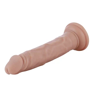 Реалістичний фалоімітатор для секс-машин Hismith 7.5″ Flexible Silicone Dildo, система KlicLok