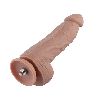 Гнучкий фалоімітатор для секс-машин Hismith 9.25″ Silicone Dildo, система KlicLok