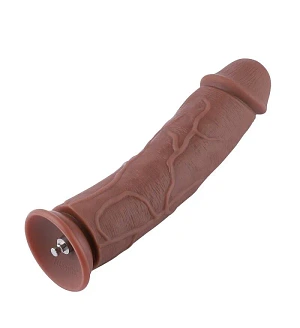 Силіконовий фалоімітатор для секс-машин Hismith 11″ Silicone Dildo, система KlicLok