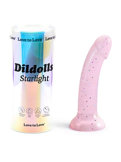 Дилдо з блискітками Love To Love DILDOLLS - STARLIGHT, ультрам’який