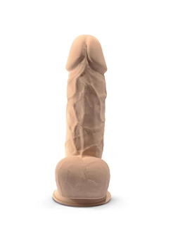 Фалоімітатор з вібрацією SilexD Norman Vibro Flesh (Model 1 size 8,5") + LRS, діаметр 5 см